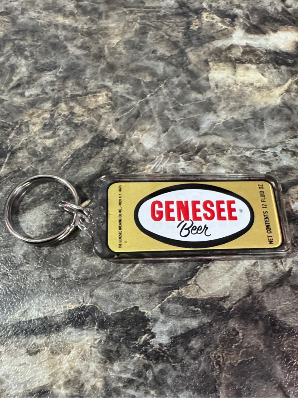 Vintage Genesee Beer Keychain Roch NY